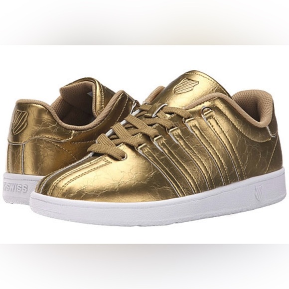 K-Swiss Other - K-Swiss Men’s Gold Leather Lifestyle Shoes Size 11